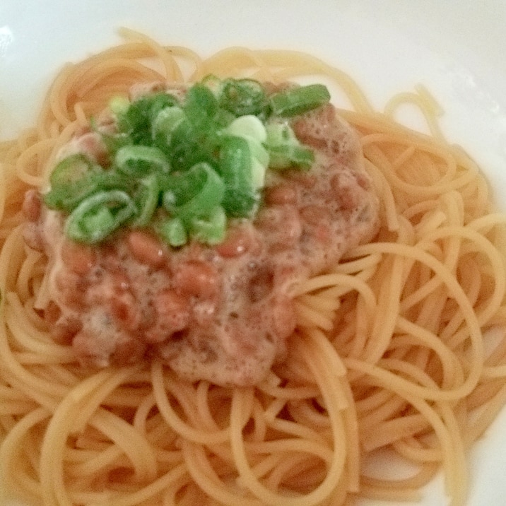 ☆彡包丁いらずで超簡単!納豆パスタ☆彡